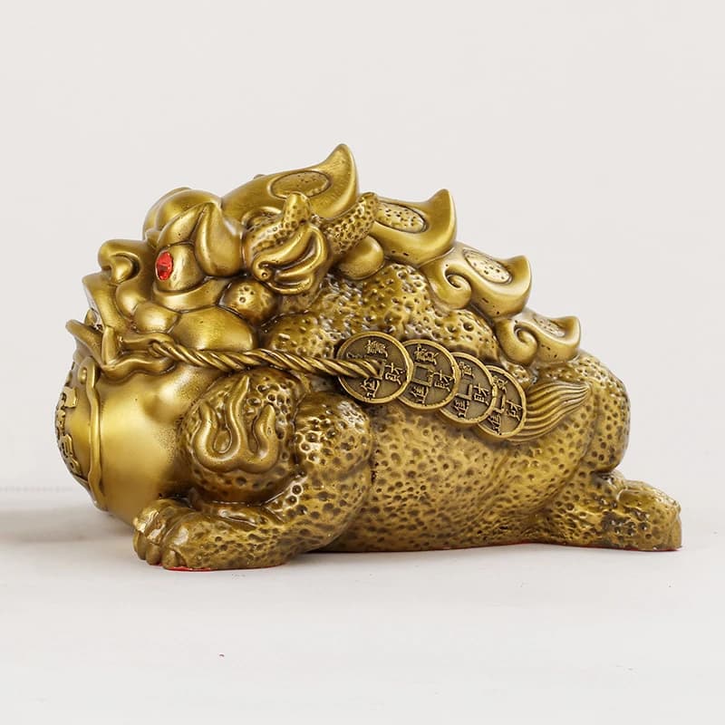Ornament, , , Cicada, Three-legged Golden Toad, Bronze Ingo