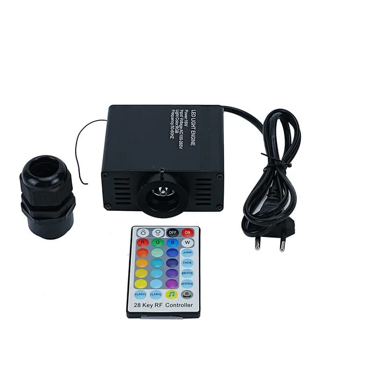 Concert Atmosphere Fiber Super Bright  Guide Strip High Voltage 16W Light Source with PMMA End Line Luminescence