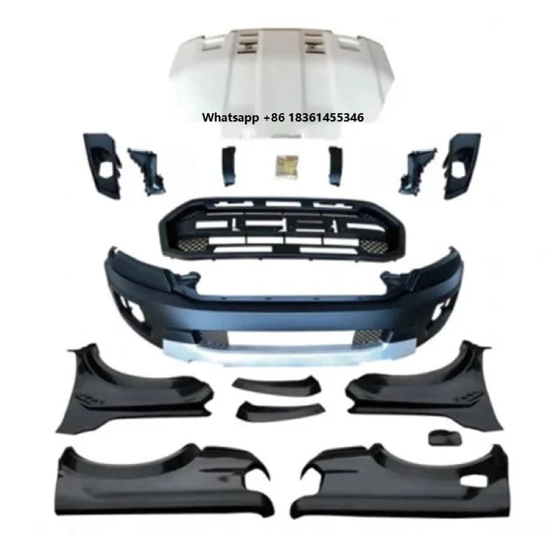 High Quality Conversion Body Kit Compatible with 2012 Ranger T6 Change to Raptor Design Car Accessories