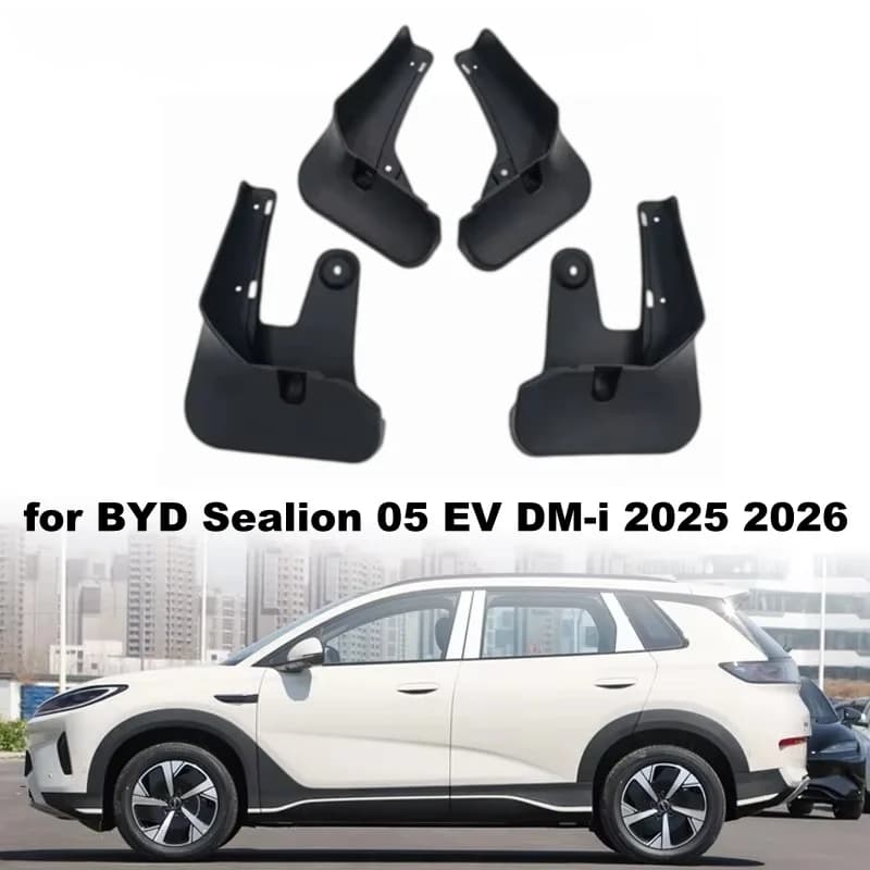 4pcs Car Mud Flaps for BYD Sealion 05 EV DM-i 2025 2026 Mudflaps Mudguards Splash Guards Front Rear Wheel Fender Part Accessorie