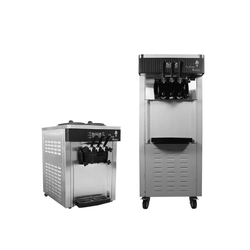 Commercial ice cream machine Automatic cone Can export machine Desktop three-color ice cream machine
