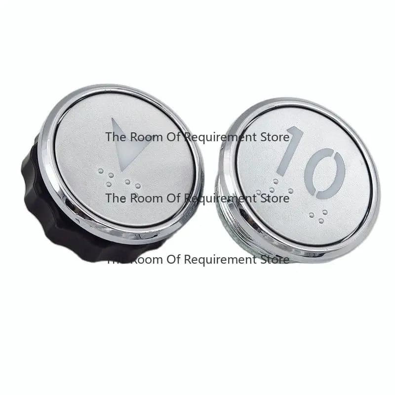 5pcs BR27C Elevator Button With Braille Elevator Accessories PL0005