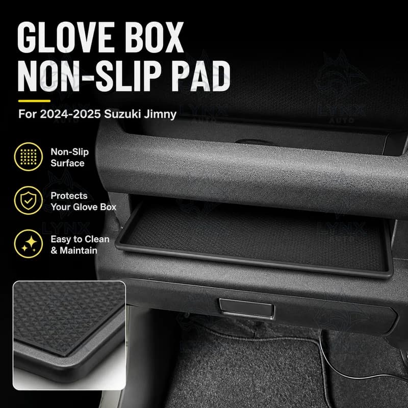 For 2024-2025 Suzuki Jimny Passenger Glove Box Non-Slip Protective Pad Car Interior Specific Modification Accessories