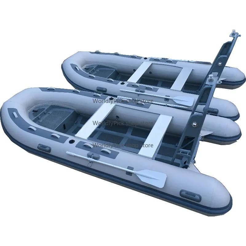 Deep-v Aluminum Rigid Hull Inflatable Rib Boat for Sale