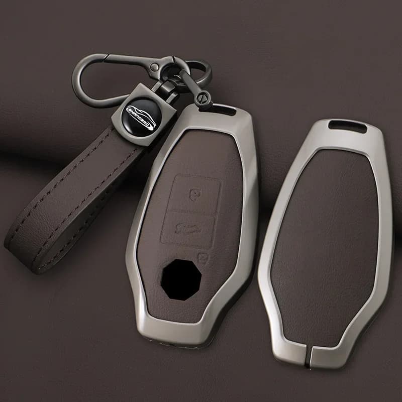 Zinc Alloy Car Key Cover Smart Keyless Remote Control Fobs Case Keychian Holder Auto Interior Accessories For MG 7 MG7 MG-7 2023