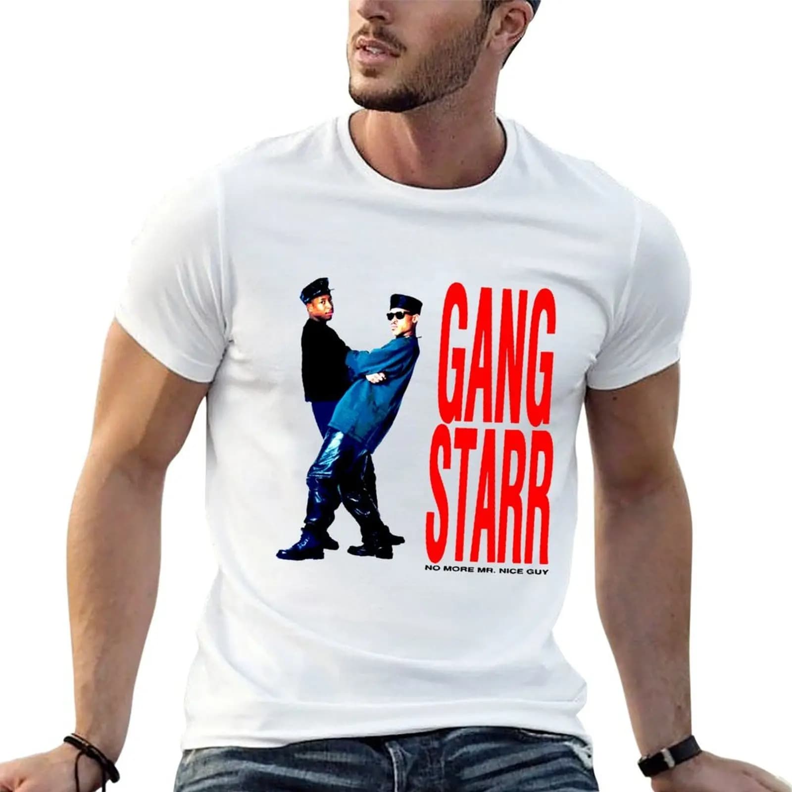 No more Mr Nice Guy T-Shirt blue archive topping men t shirt