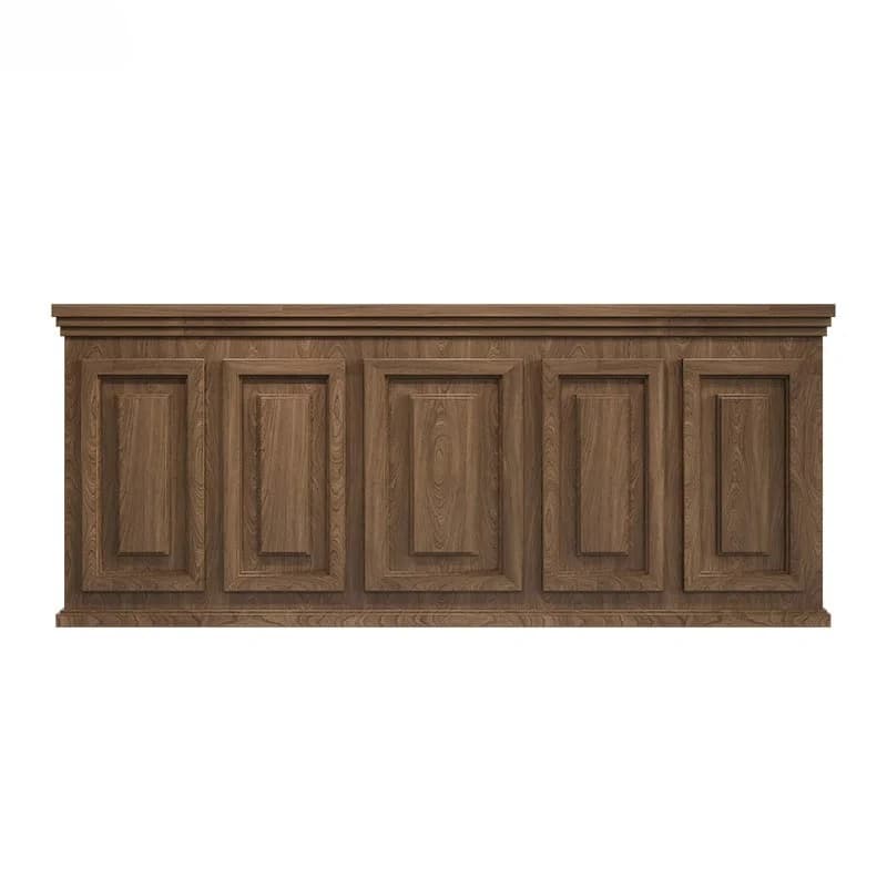 retro old checkout page beauty salon front desk new Chinese reception desk table