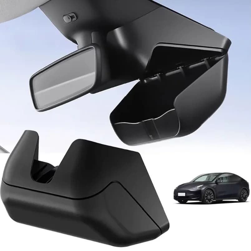 for Tesla Modely Juniper Car Glasses Rearview Sunglasses Holder Storage Box Organizer Interior Model Accessories For T H5l3