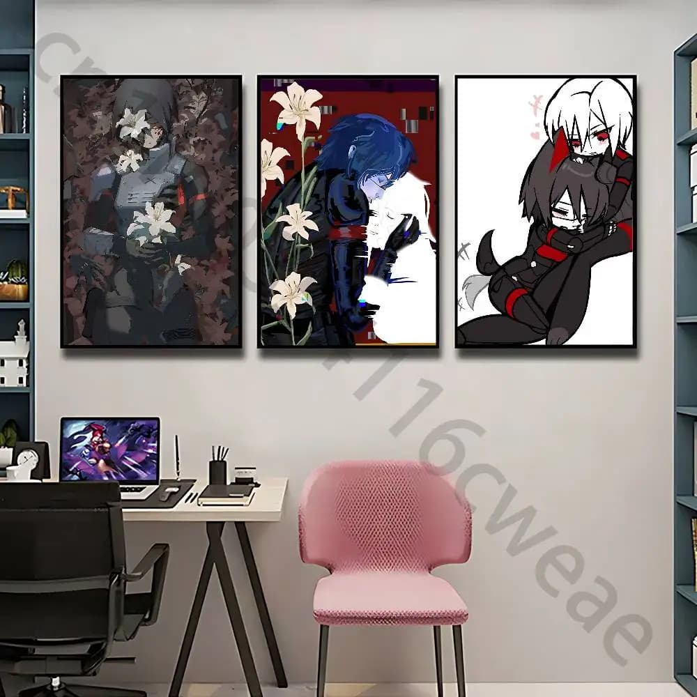 Game S-Signalis Wall Art Poster Print Wall Decor for Living Room Bedroom Home Decoration