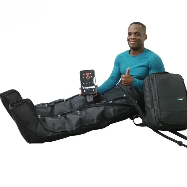 Pressure Pneumatic Sport DVT Pump 6 Chambers Air Compression Recovery Boots Leg Massager Botas De Presoterapia HOT SALES