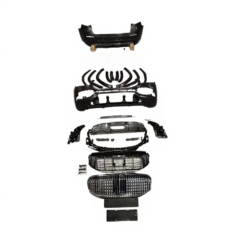 High Quality PP Material Body Kit With Front Rear Bumpers For GLS Exterior Tuning Parts