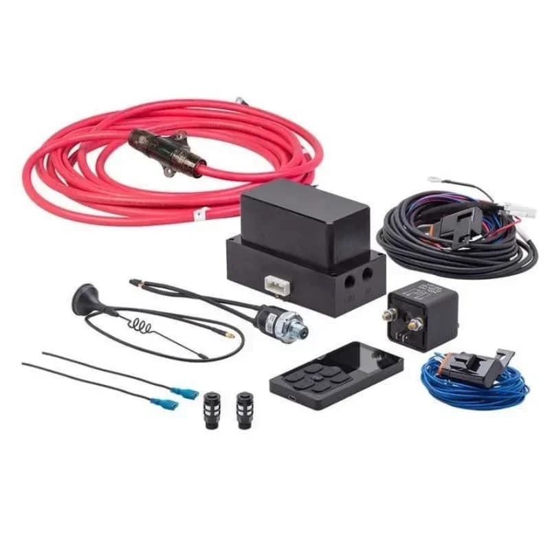 A full set of pneumatic shock control system, excluding shock absorber air bag, four wheels, independent