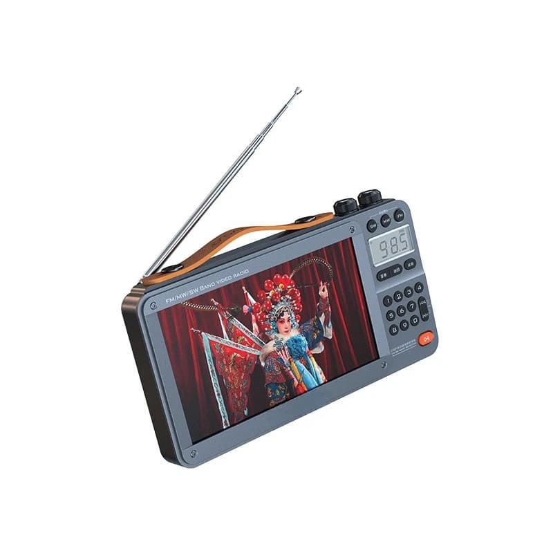 Radio F51 multi-band radio 7-inch high definition IPS screen can be plugged into U disk dual TF card, earphones