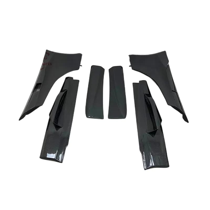For McLaren MP4-12C 650S Upgrade 675LT Style Carbon Fiber Side Skirt Rear Side Fender Bodykit