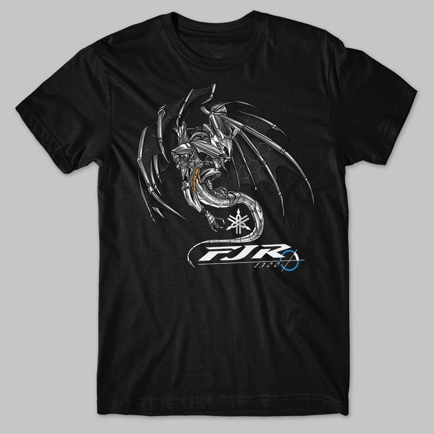 Classic Japanese Motorcycle FJR 1300 Dragon Inspiration T-Shirt 100% Cotton O-Neck Short Sleeve Casual Mens T-shirt Size S-3XL