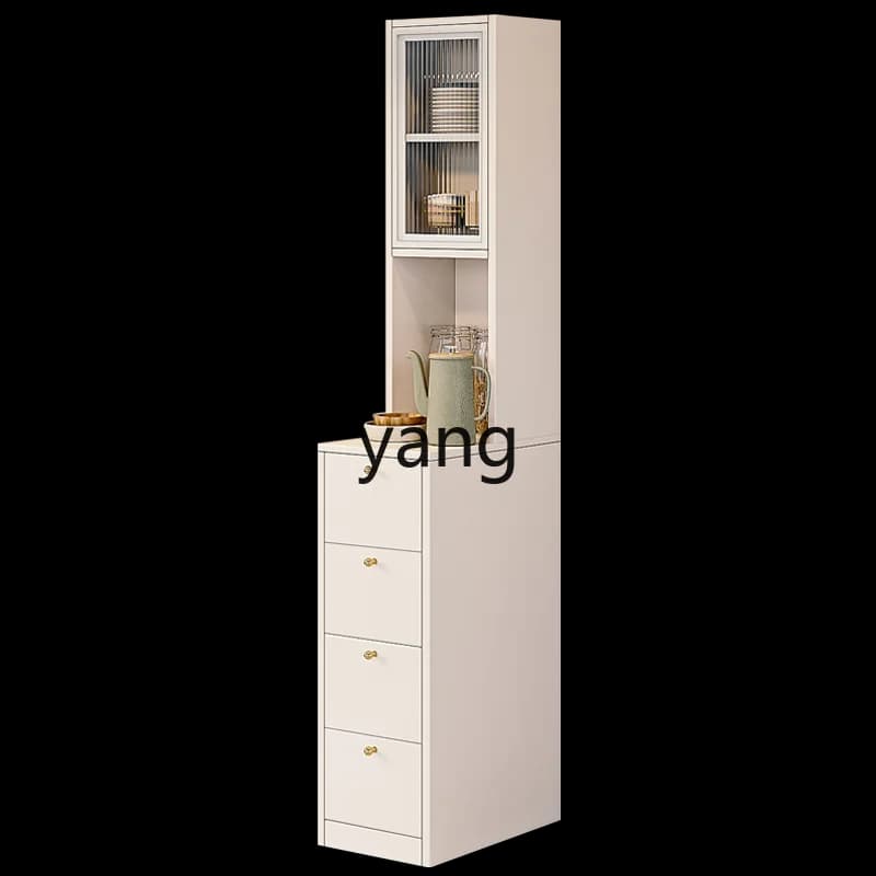 lmm  kitchen bathroom crevice storage cabinet ultra-narrow bathroom narrow slot rack bedside drawer type