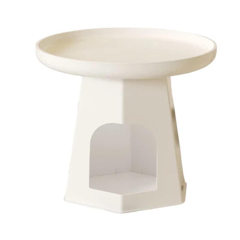Cream wind sofa side few simple modern living room small round table household bedside rack