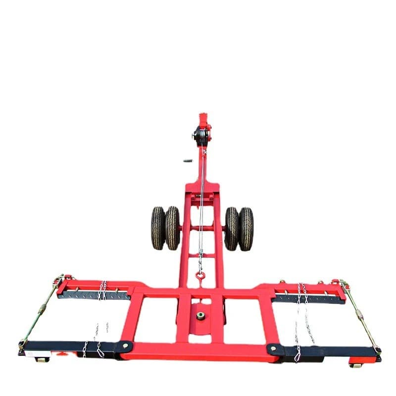 Simple car rescue trailer Scrap car trailer towing small trailer, car trailer, basement trailer