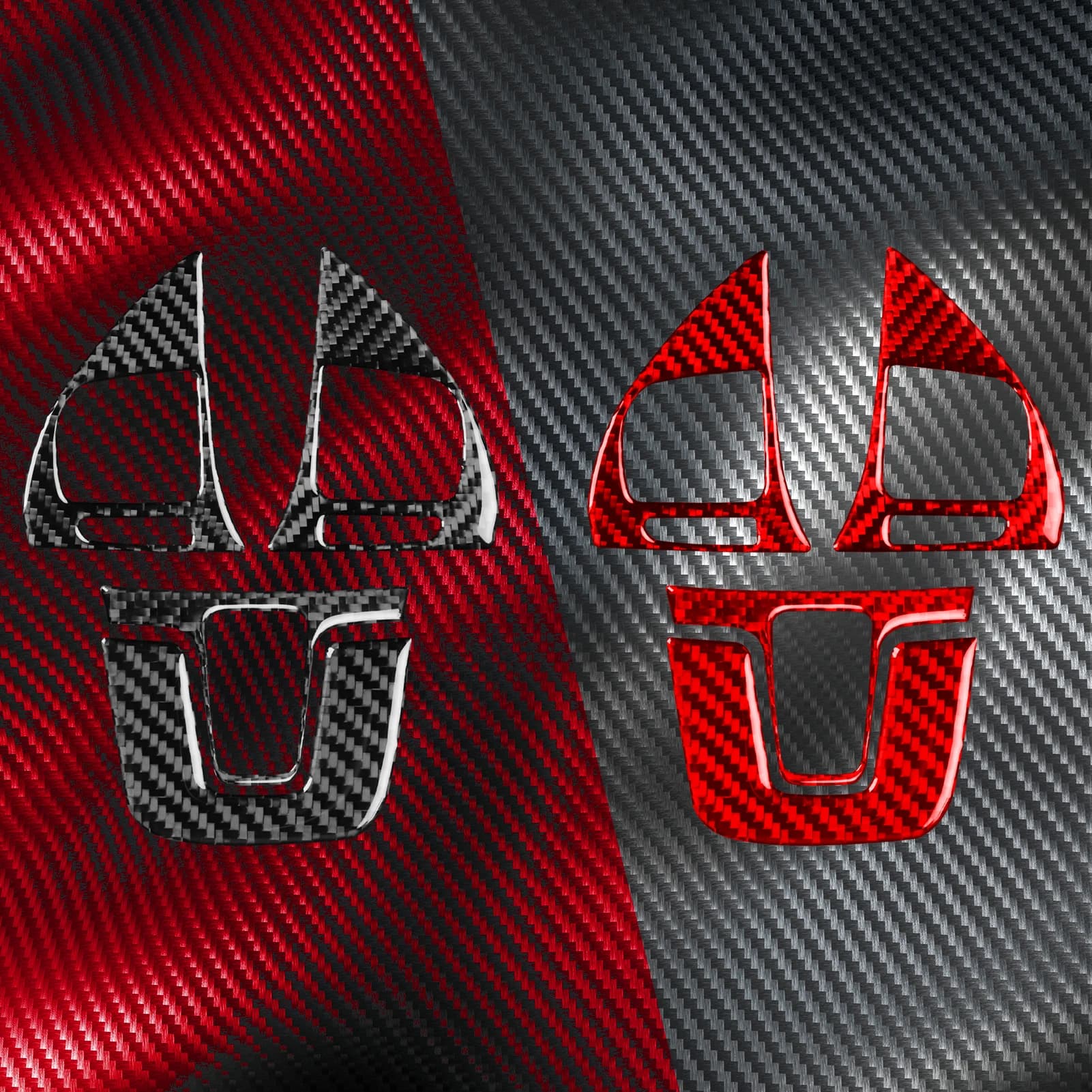 For VW Passat CC 2012-2018 & Passat B7 2012-2016 Carbon Fiber Steering Wheel Kit Car Interior Accessories Decorations Stickers