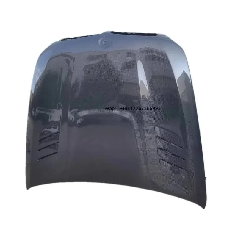 Bonnet Carbon Fiber V Hood for  X5 X6 E70 E71 2006-2014 Upgrade M Style Car Engine Cover Auto Body Parts