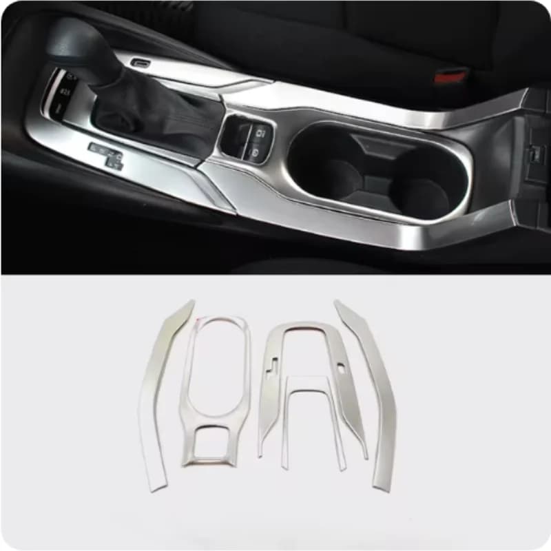 Stainless Steel Car Gear Shift Panel Frame Protector Cover Trim Strips For Toyota Corolla E210 2019 2020 2021 2022 Accessories