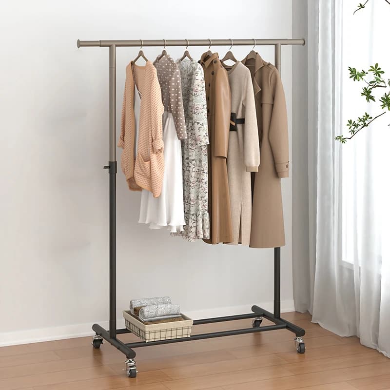 Organizer Space Saving Coat Racks Standing Minimalist Floor Pants Coat Racks Modern Metal Porte Manteau Lounge Suite Furniture