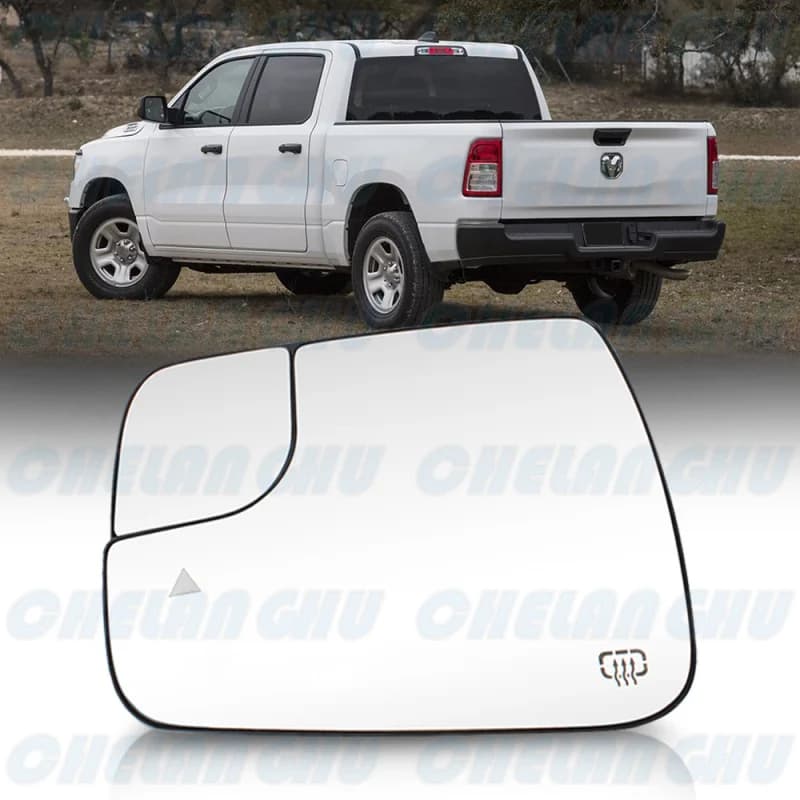For Dodge Ram 1500 2500 2019 2020 2021 2022 Left Side Heated Blind Spot Rear Mirror Glass Car accessories 68402095AA