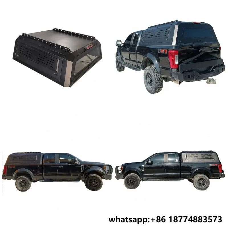 8FT Waterproof Steel Pickup Hardtop Topper Canopy for Toyota for Hilux Tundra Ranger Isuzu Nissan NP300 Triton Truck Canopies