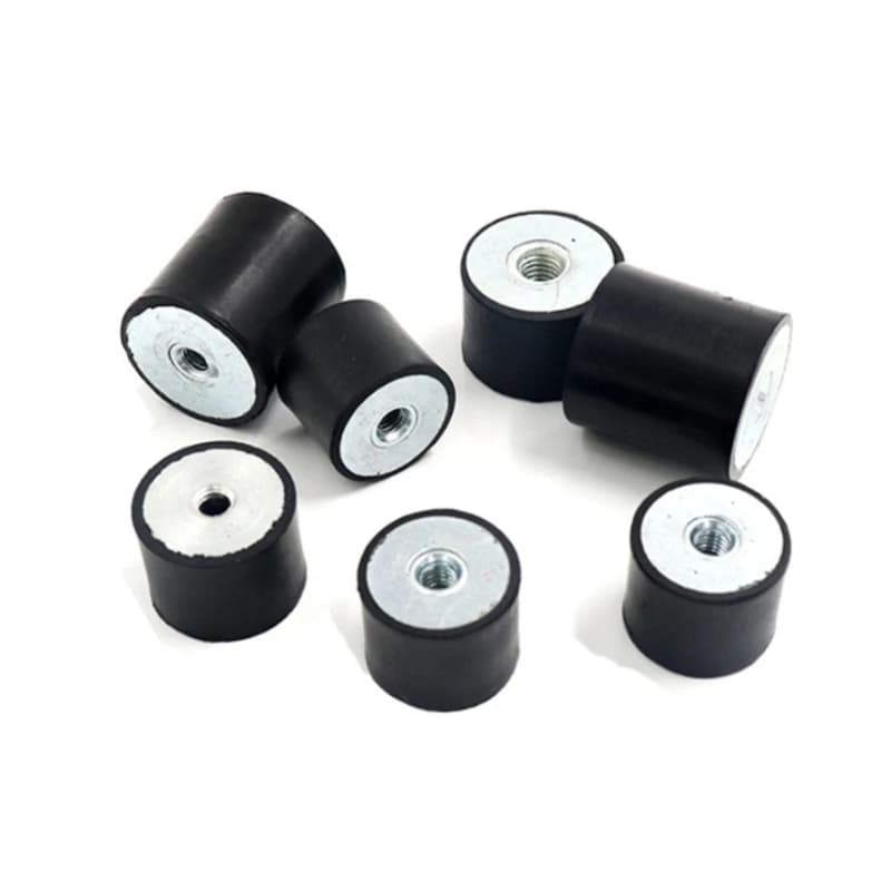 M6 Rubber Mount, DD Anti Vibration Rubber Isolator Mount Female Thread Vibration Bobbin Isolator Damper Mounting Feet