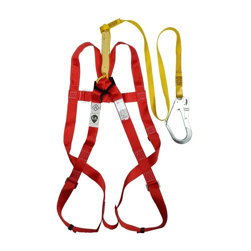 Full body seat belt single hanging point 2 meters buffer lace-up anti-fall seat belt for aerial work