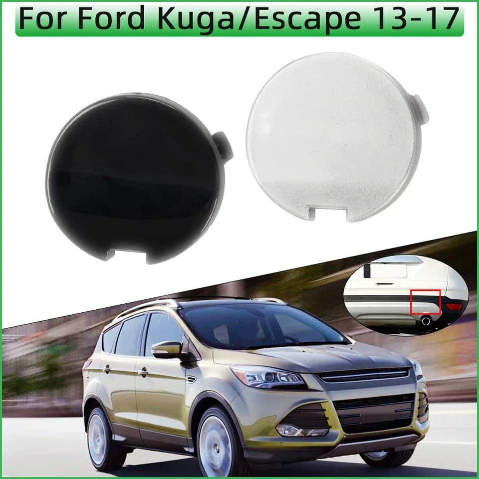 Auto Parts Rear Bumper Tow Hook Eye Cover Cap For Ford Escape Kuga 2013 2014 2015 2016 2017 DV4517K922A Towing Hauling Lid Trim