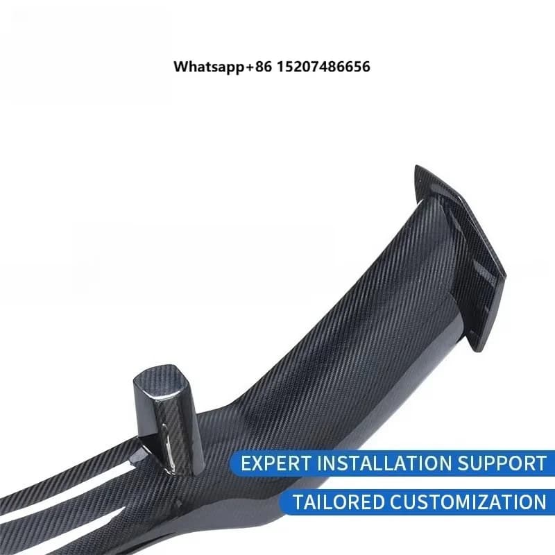 Dry Carbon Fiber Rear Wing Spoiler   Ducktail Trunk Spoiler