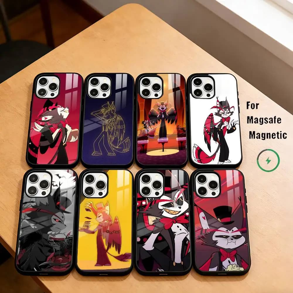 Demon H-Husk  Phone Case For iPhone17,16,15,14,13,12,11 Plus,Pro Magnetic with Magsafe Wireless Charging