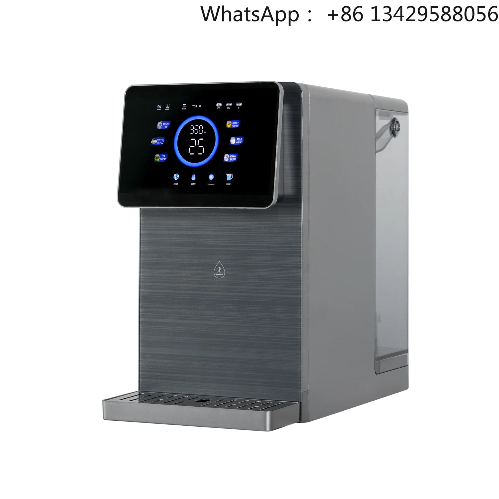 7L Large Water Tank Hot Warm House Use Water Purifier Reverse Osmosis Countertop 90G RO  Filtration System