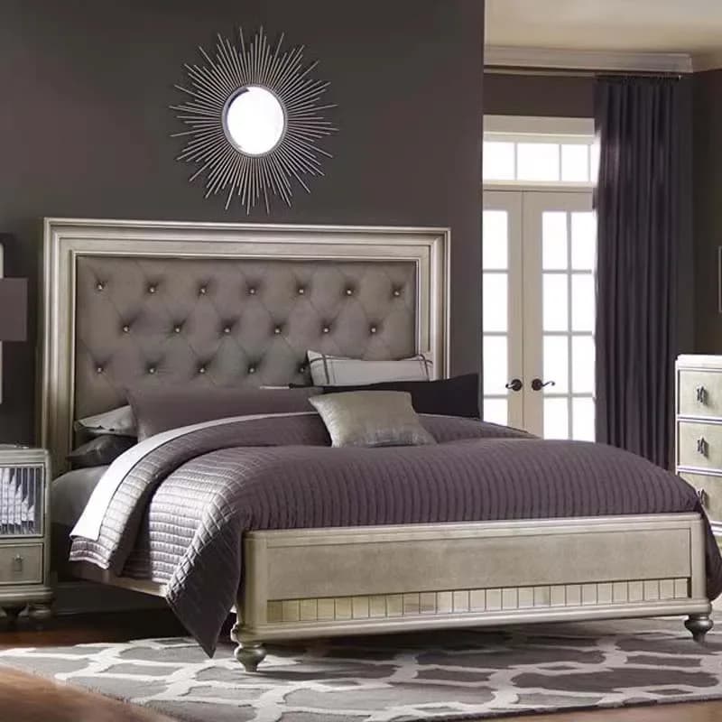 Kawaii Waterproof Double Bed European Soft Elastic Modern Luxury Twin Beds Bedroom Queen Upholstered Camas De Casal Furniture