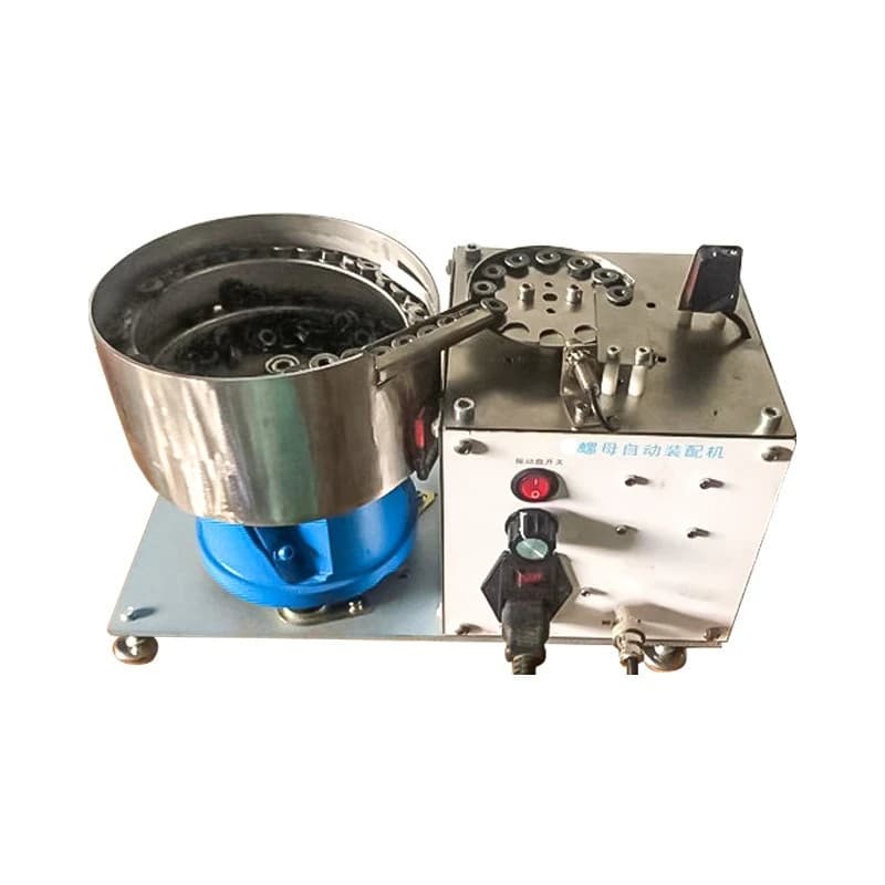 Flange assembly screwing  hexagonal nut tightening electric screw upper nut machine