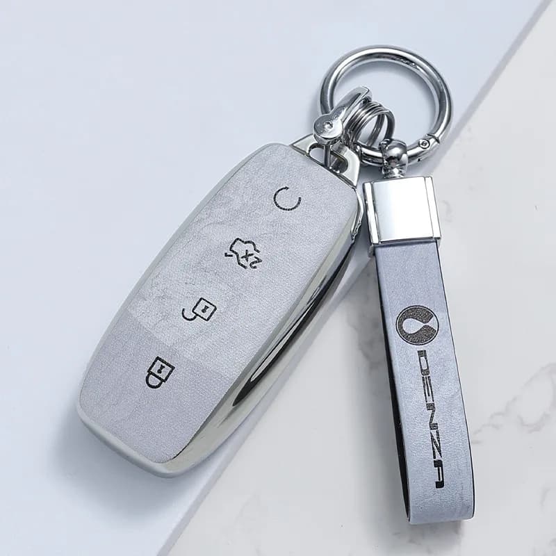 For DENZA D9 N7 N8 High-End TPU Key Case Cover Smart Remote Protective Shell Bag Car Interior Modified Accessories