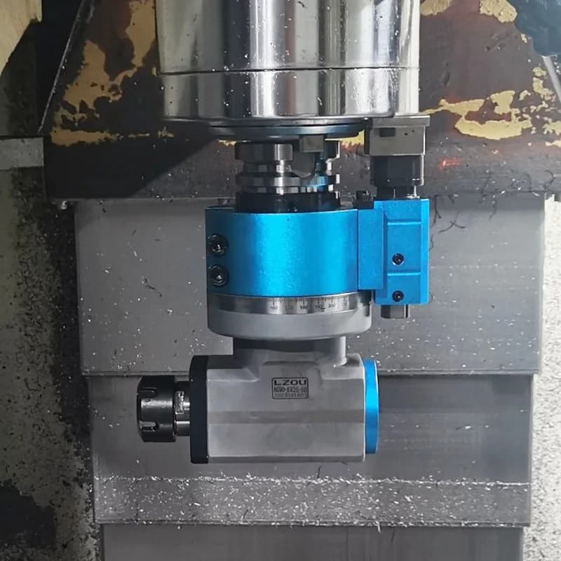 Cheaper Cnc Angle Head BT40 ER20/25/32/40 For CNC Drilling Tapping Milling Machine Horizontal Milling Head