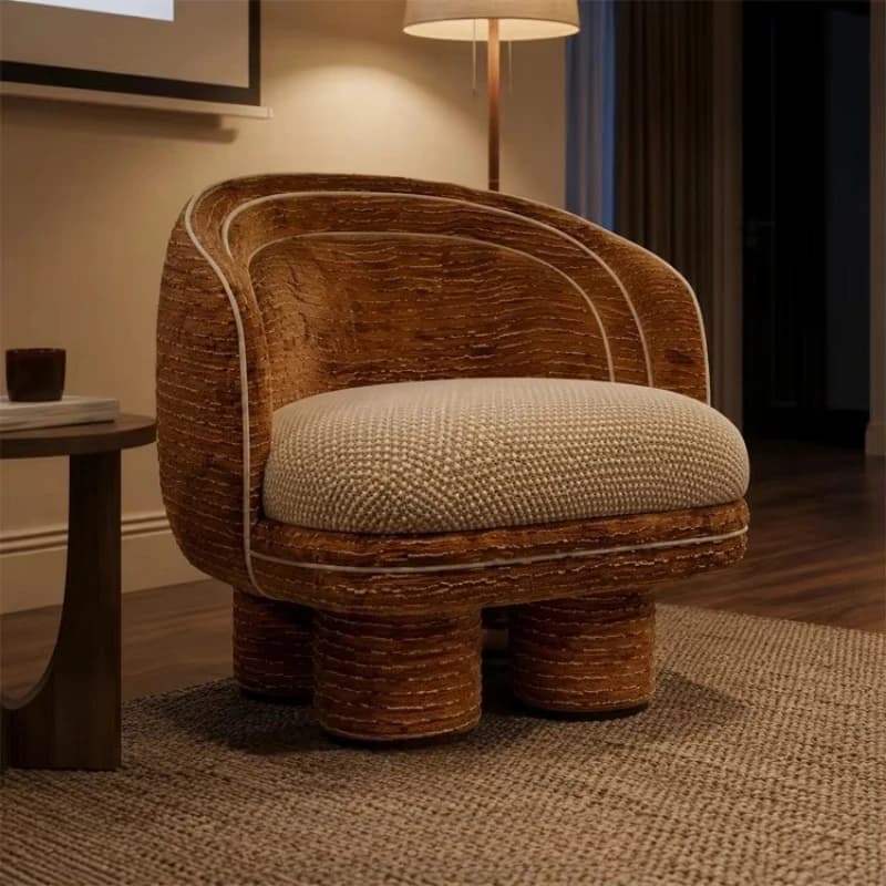 Bohemian style home modern natural rattan decorative sofa chair