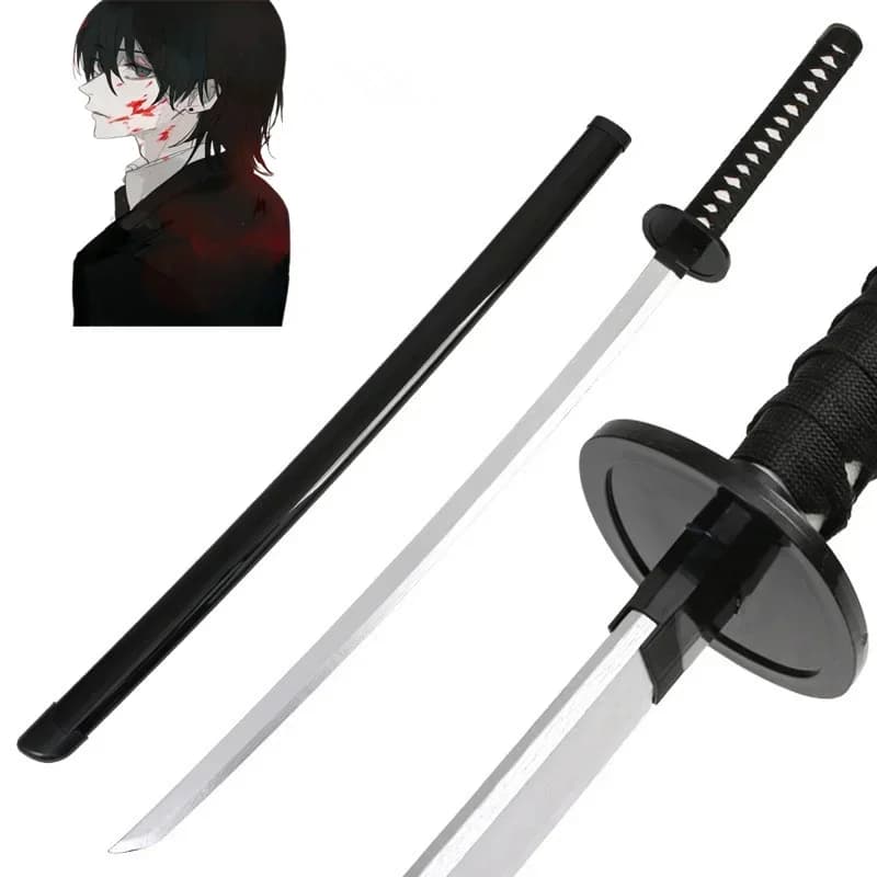Hayakawa Aki Chainsaw Man 102cm Katana Anime Cosplay Bamboo Assembled 40inch Sword Model