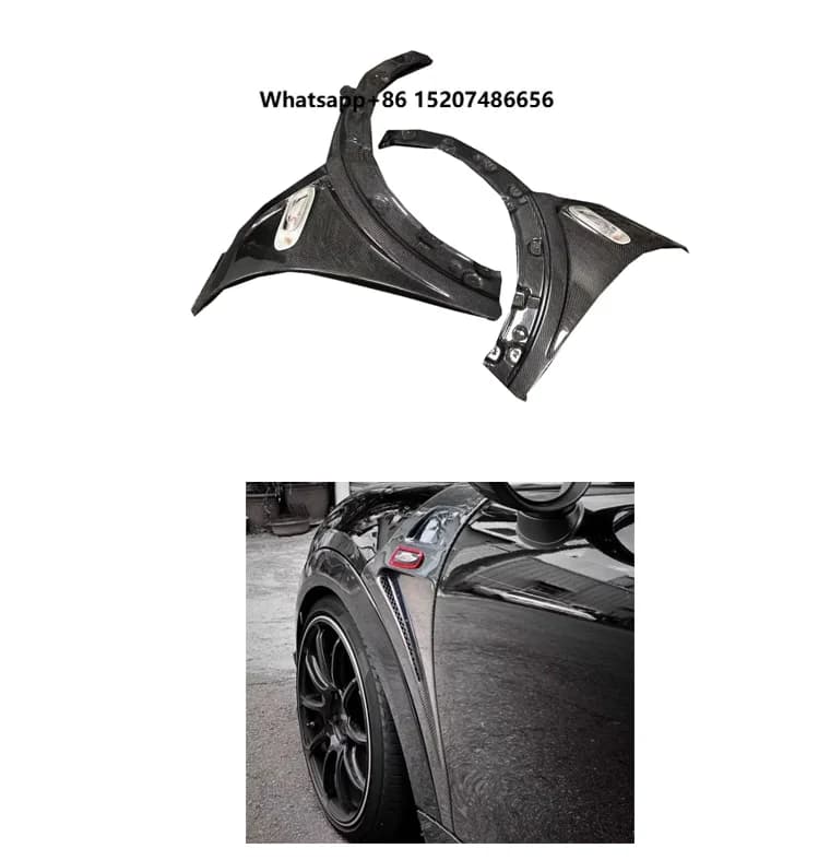 Mini Carbon Fiber Fender Car Fender for Mini R55 R56 R57 Good CF fender Classic Auto Part