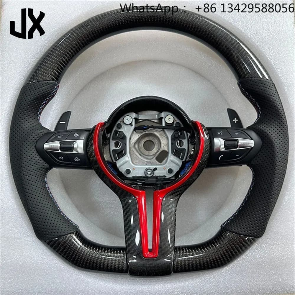 Wholesale Sport Interior Leather Steering Wheel F10 F11 F20 F21 F22 F30 F31 F32 F36 F80 F82 M3 M4 M Sport for Cars for BMW