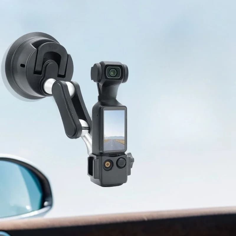 Suitable for DJI Osmo Pocket3 action camera, car suction cup, mobile phone holder, car window windshield