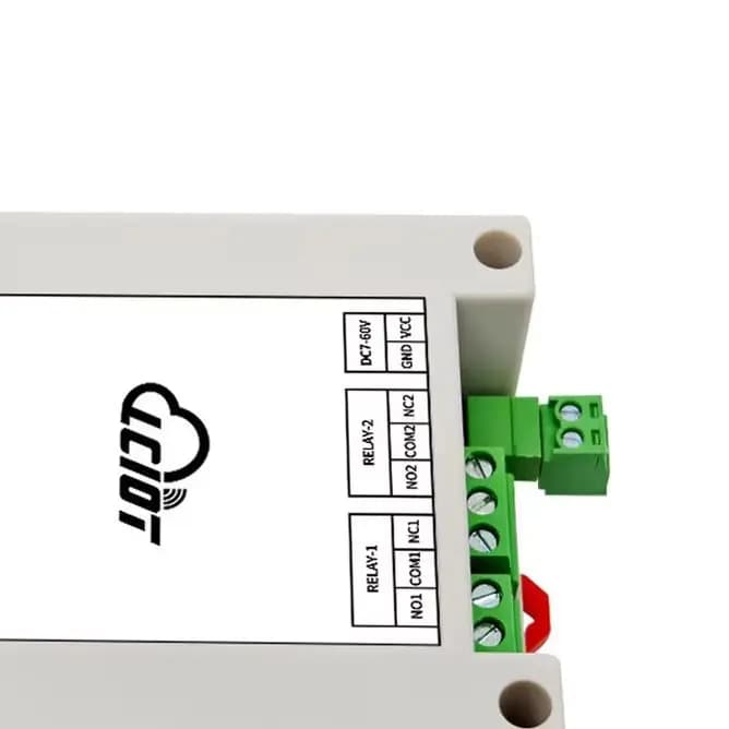 Modbus RTU 2IN 2OUT Relay Module RS232, Optocoupler Isolated DC3.3-24V Digital IO for PLC Automation