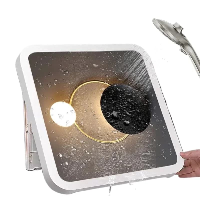 Light luxury bathroom mural storage box, no punching, toilet waterproof shelf, bathroom bath and clothes artifact