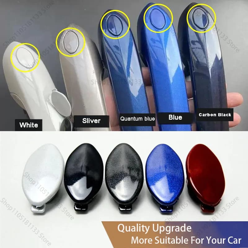LHD Front Left Exterior Door Handle Lock Key Hole Cover For BMW 3 5 Series X3 X4 X5 X6 X7 G08 G20 G28 G30 G31 G38 2018-2023