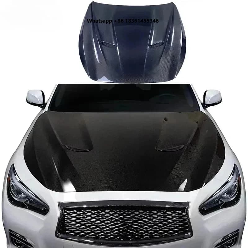 For QHot Selling MBJ Style High Quality Carbon Fiber Engine Hood