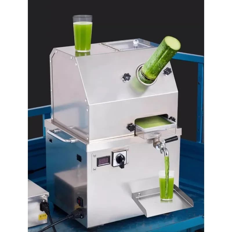 Commercial fully automatic vertical battery sugarcane machine, small press