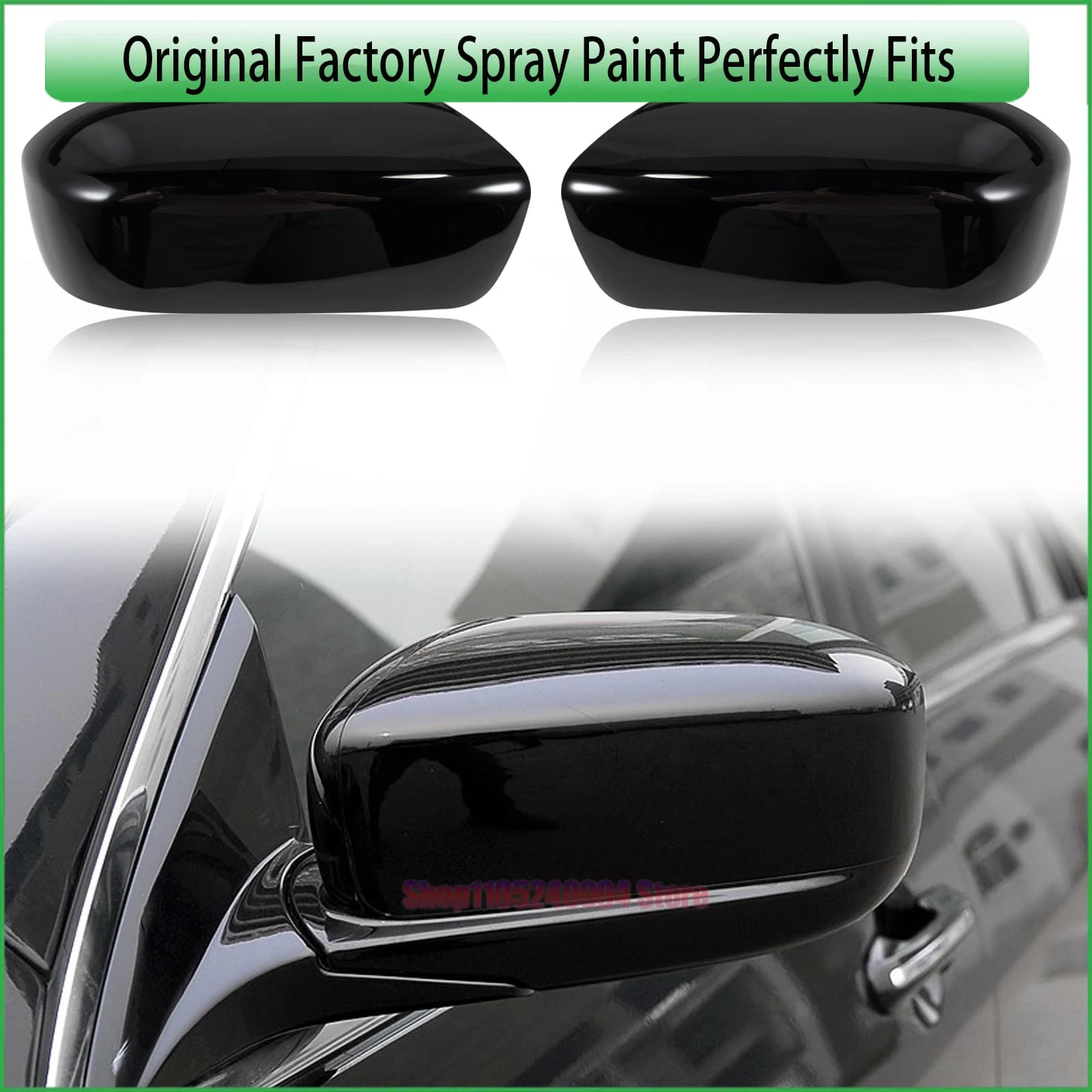 For Honda Accord 2003-2007 CM5 CM6 Car Rearview Mirror Cover Cap Housing Replacement 76251-SDC-H01 76201-SDC-H01