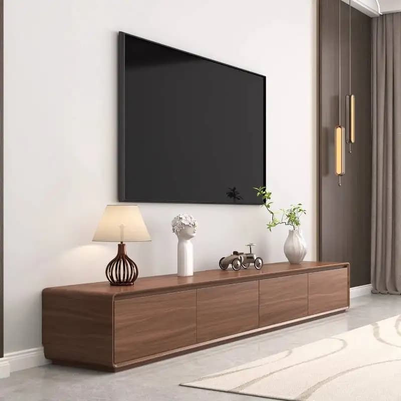 Vintage Long Simple Tv Cabinet Wall Drawers Wood Bedroom Apartments Tv Cabinet Lounges Storage Szafka Pod Telewizor Furniture